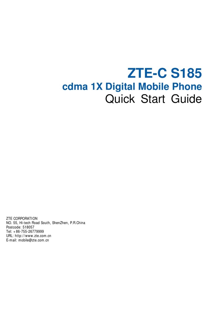 Zte S185 User manual