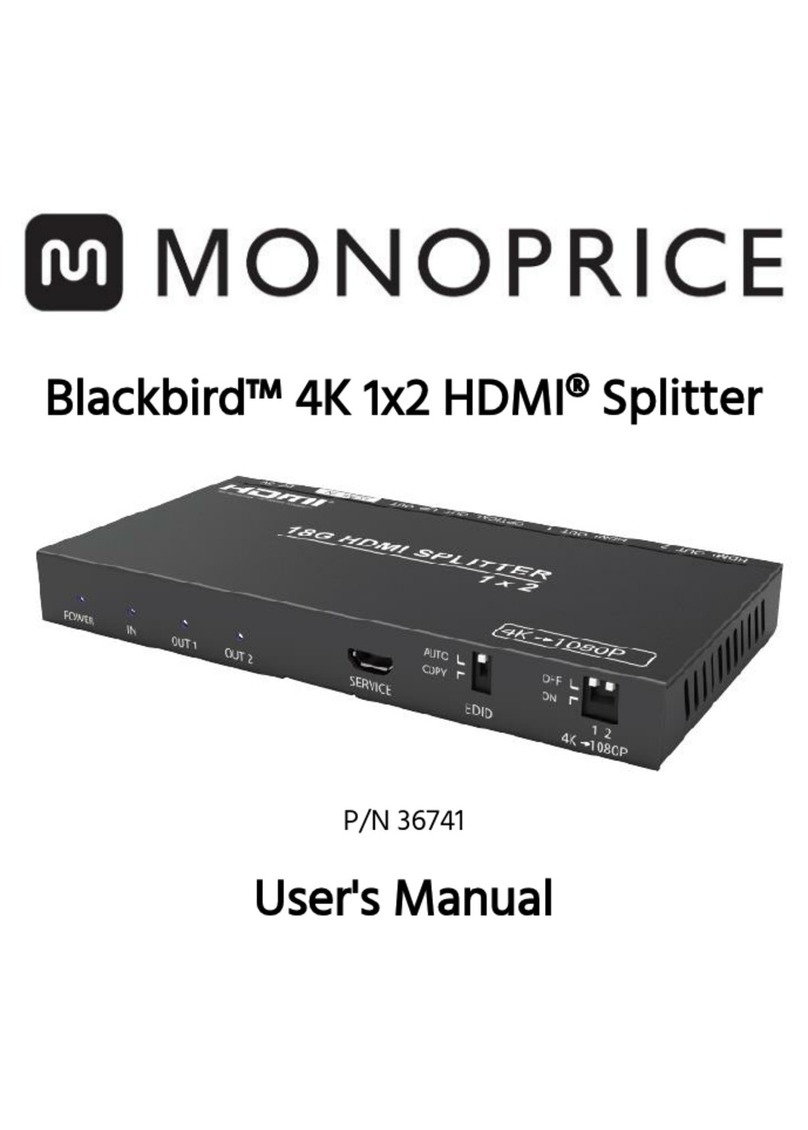 Monoprice Blackbird 36741 user manual