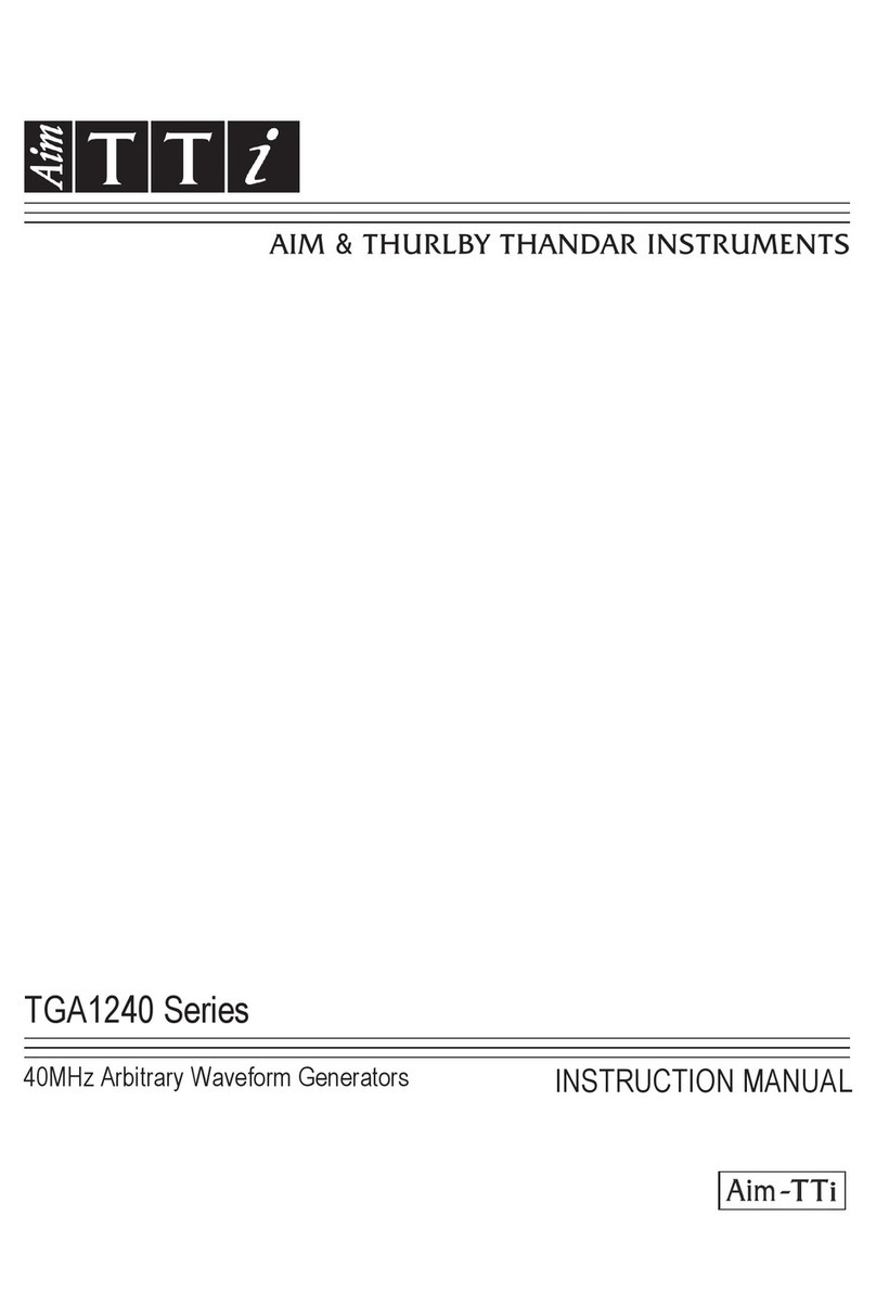 AimTTi TGA1240 Series User manual