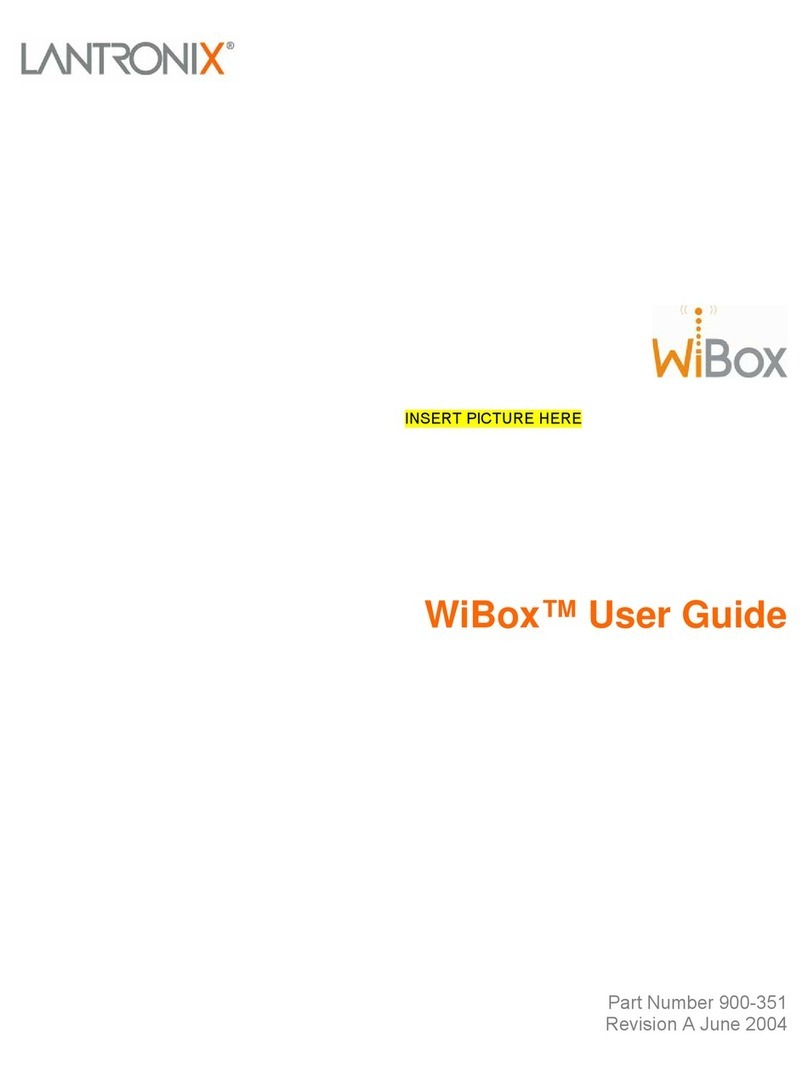 Lantronix WiBox User manual