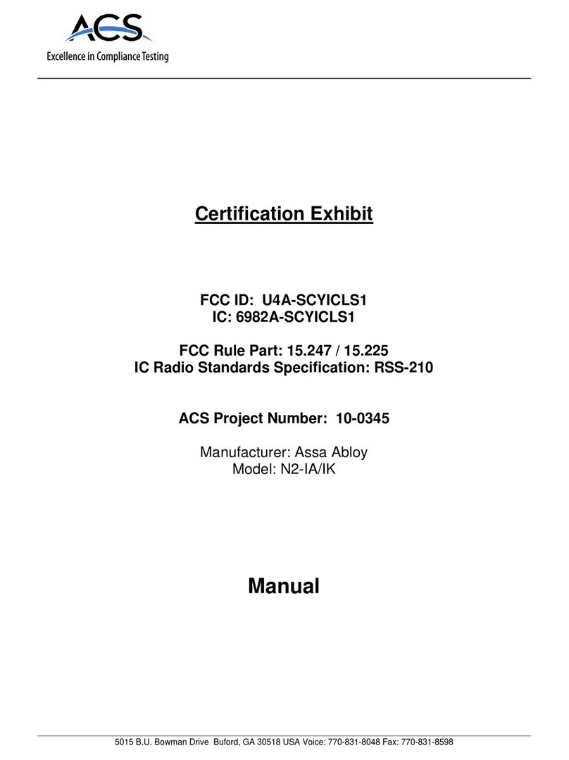 Sargent Profile Series installation instructions Sargent Profile Series installation instructions