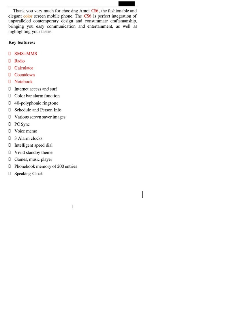 AMOI CS6 User manual