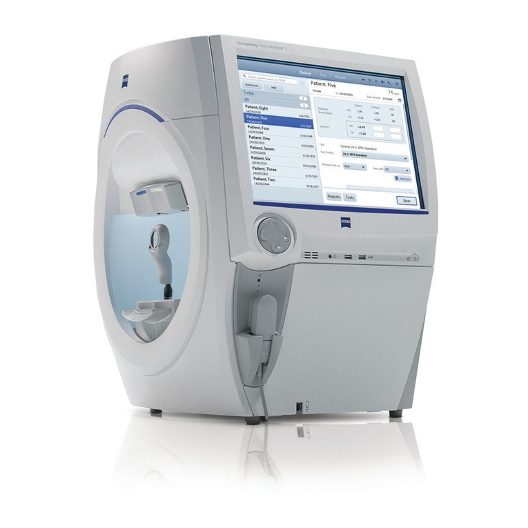 Zeiss Humphrey Field Analyzer 3 Instructions for use