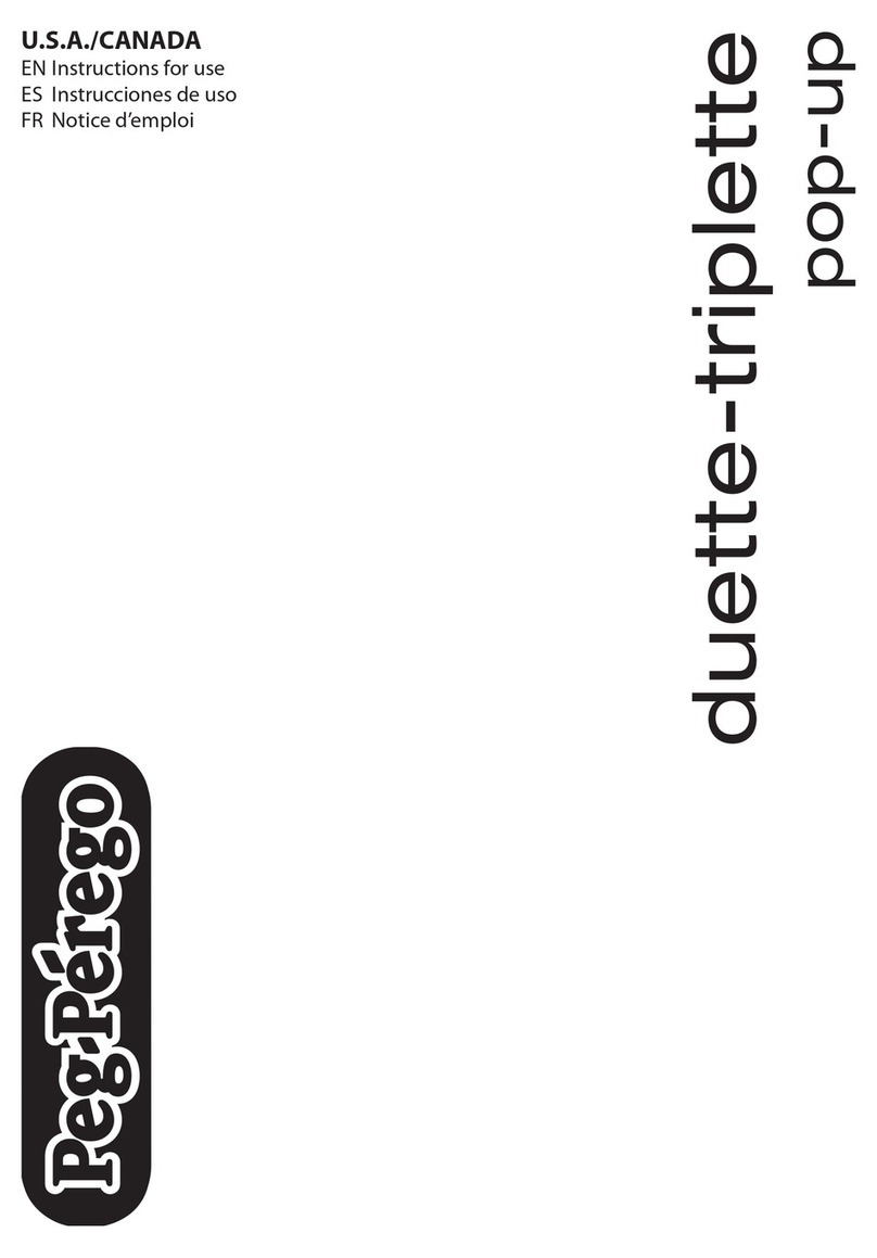 Peg-Perego Duette Pop-Up Instructions for use