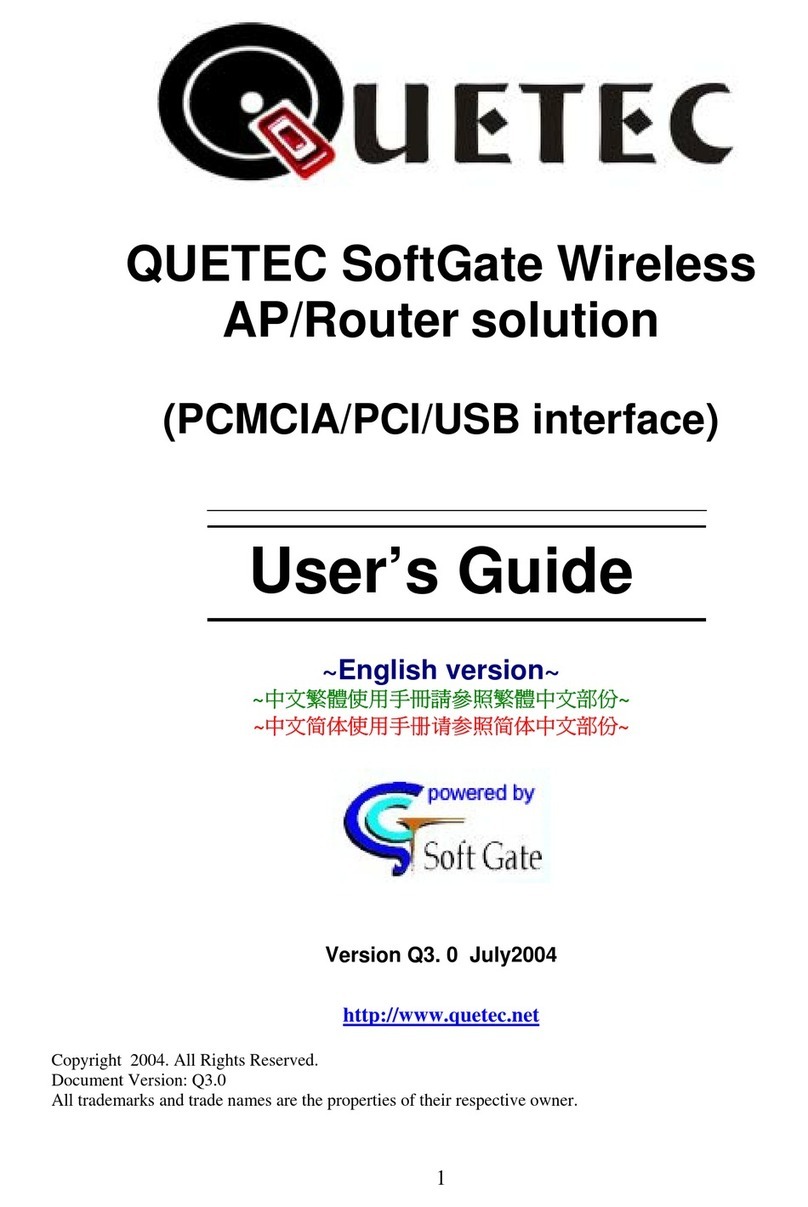 Quetec SoftGate user guide