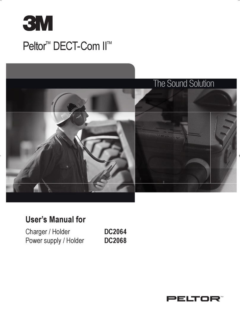 3M Peltor DECT-Com II DC2064 user manual