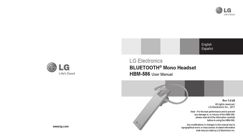 LG HBM-586 user manual