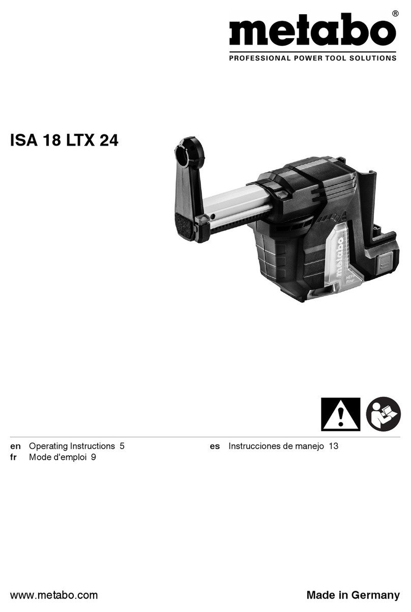 Metabo ISA 18 LTX 24 User manual