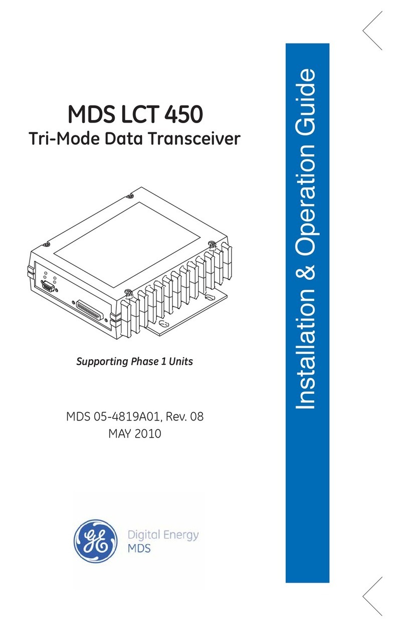 GE MDS LCT 450 Installation & operation guide