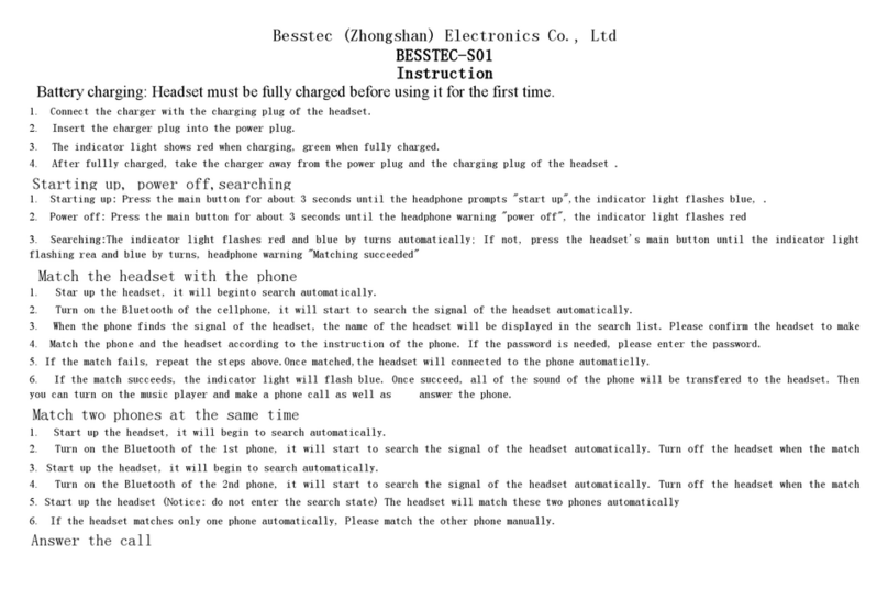 Besstec S01 instructions