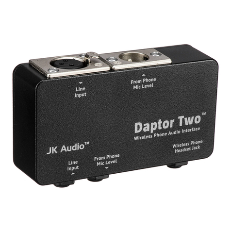 JK Audio Daptor Two user guide