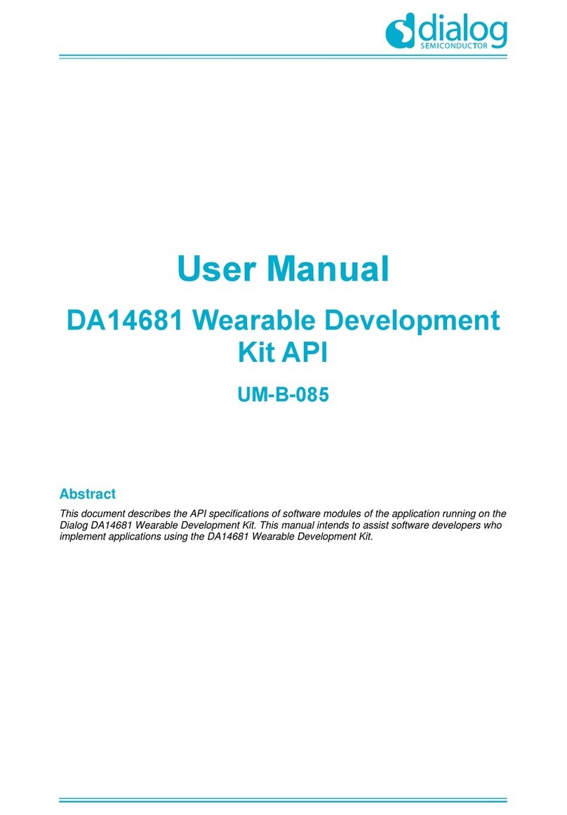 Dialog Semiconductor DA14681 user manual Dialog Semiconductor DA14681 user manual