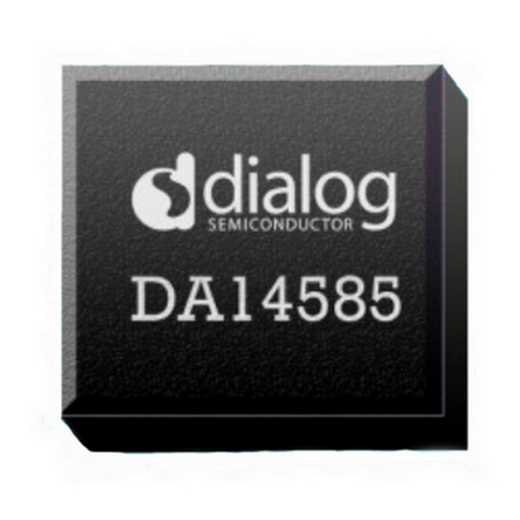 Dialog Semiconductor SmartBond DA14585 User manual