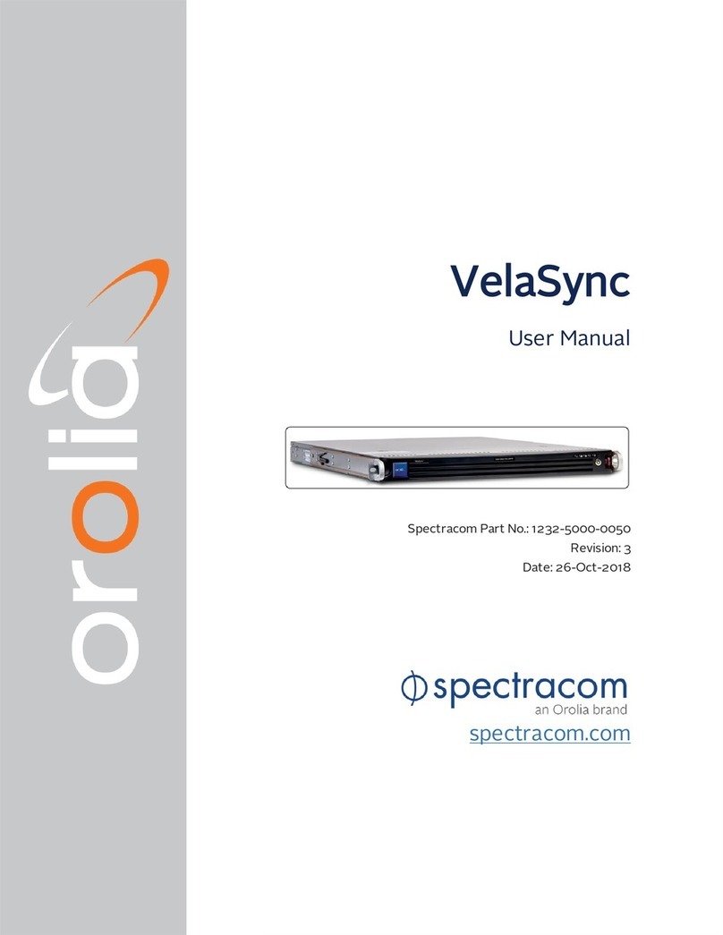 Spectracom VelaSync 1232 User manual