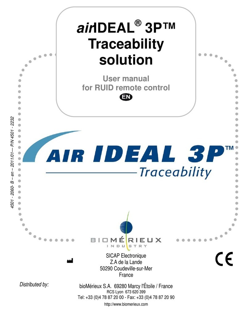 bioMerieux Air IDEAL 3P user manual