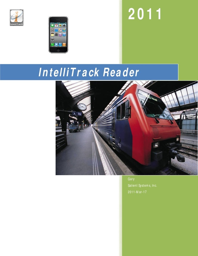 Salient Systems intellitrack Reader User manual
