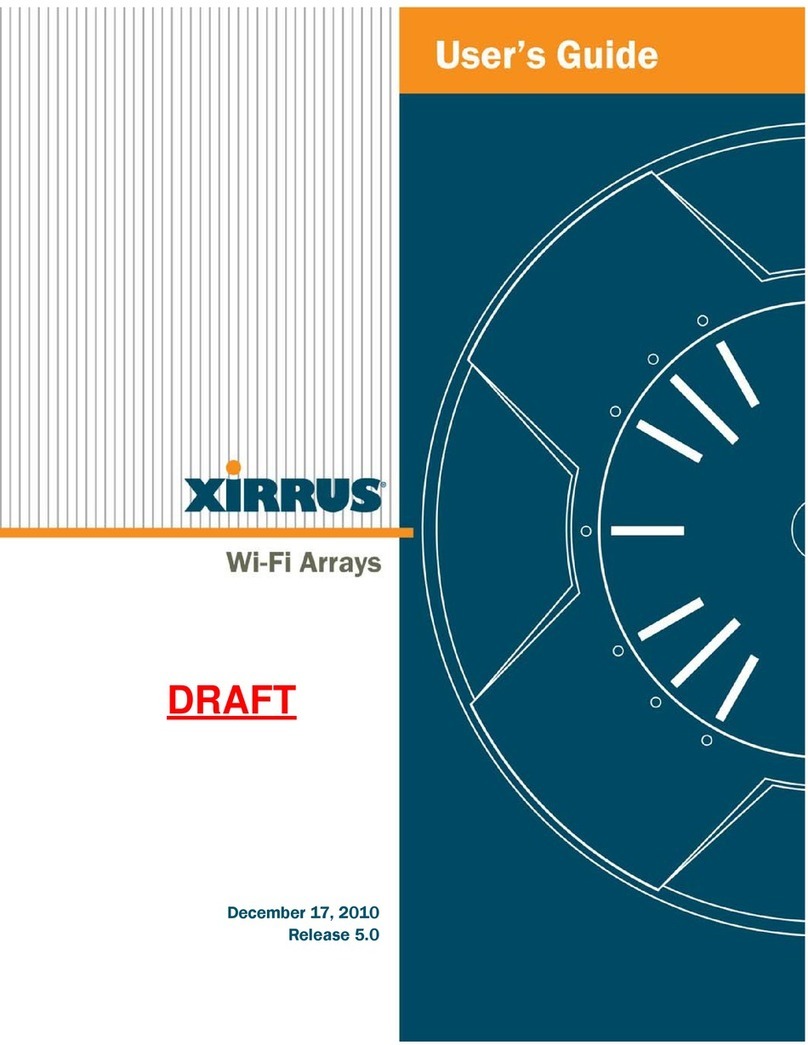 Xirrus Wi-Fi Array XR4420 user guide Xirrus Wi-Fi Array XR4420 user guide