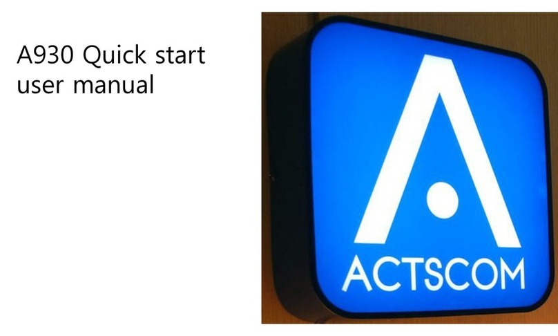 ACTScom A930 Manual