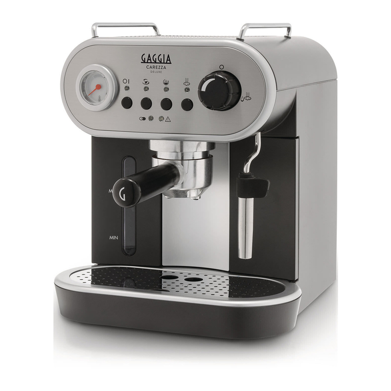 Gaggia Milano CAREZZA operating instructions