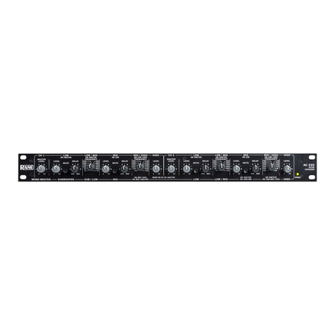Rane AC 23S user guide