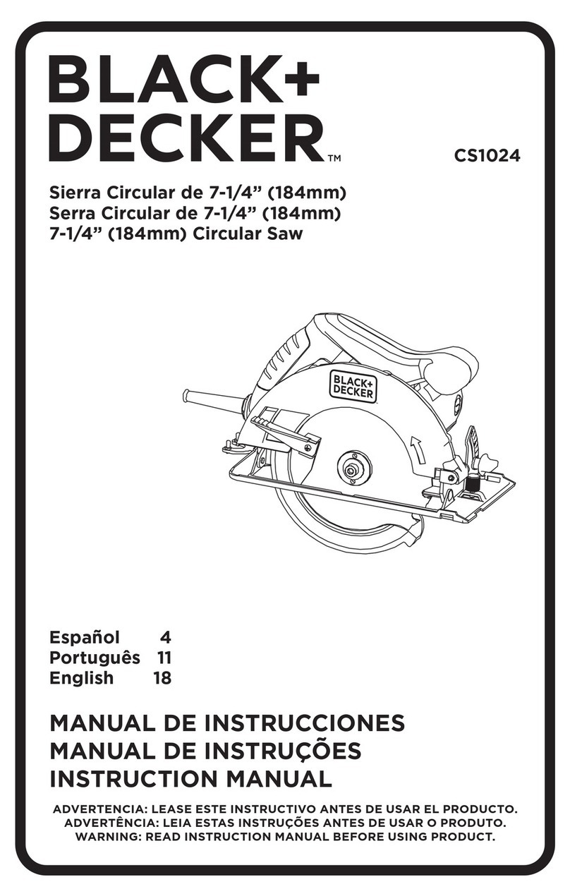 BLACK DECKER CS1024 User manual