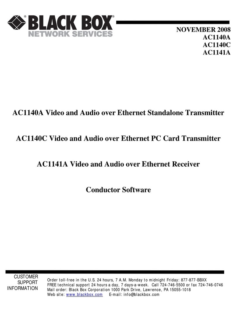 Black Box AC1140A User manual
