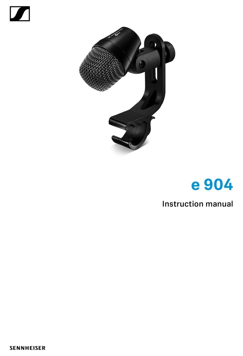 Sennheiser Evolution E 604 instruction manual