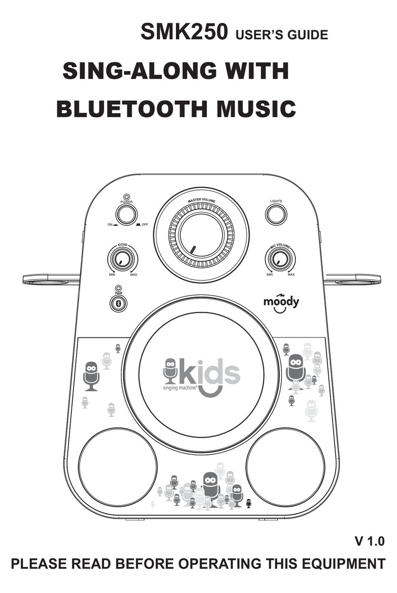 The Singing Machine kids series user guide The Singing Machine kids series user guide