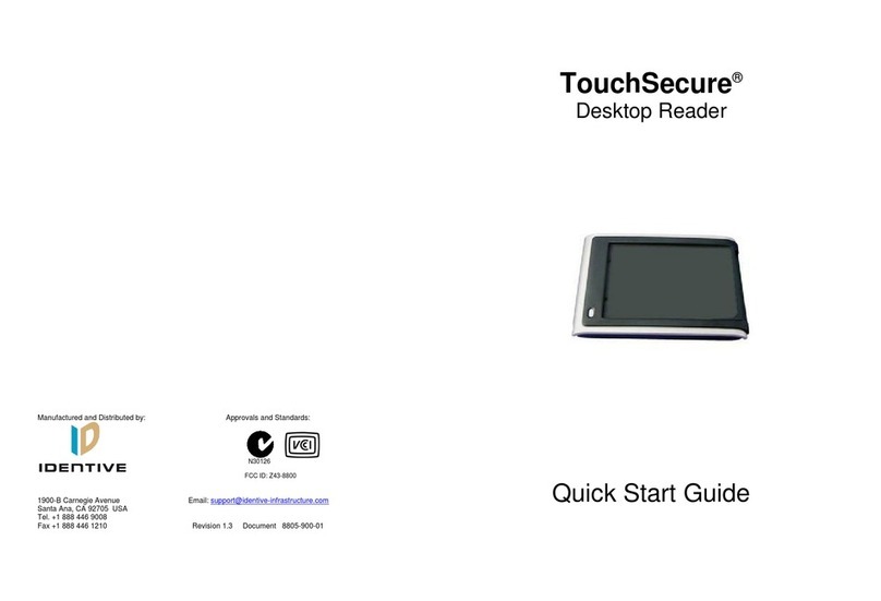 Identive TouchSecure User manual
