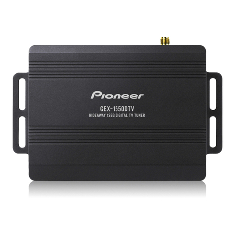 Pioneer GEX-1550DTV User manual