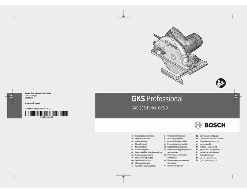 Bosch GKS 9 Professional User manual