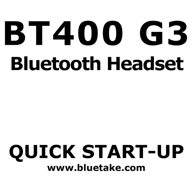 Bluetake Technology BT400 G3 Operator's manual