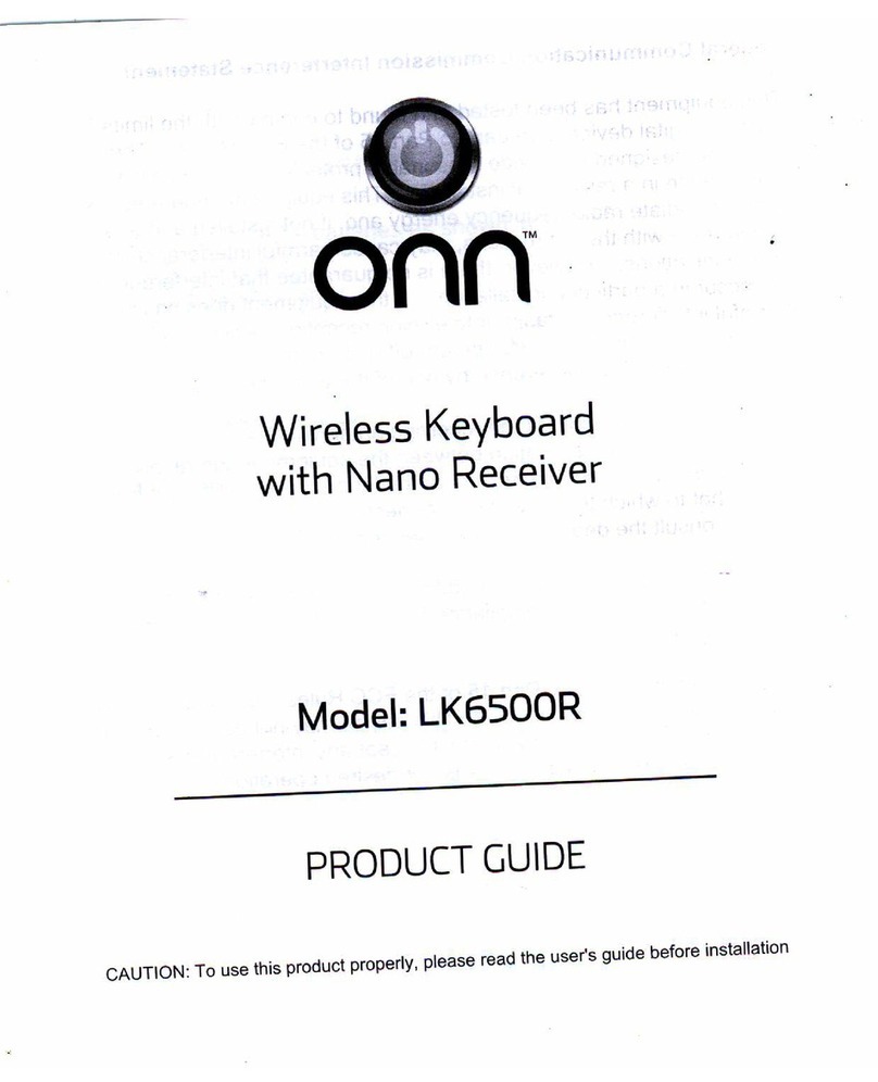 Onn LK6500R Product guide