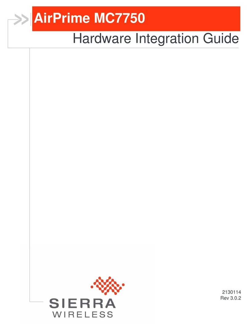 Sierra AirPrime MC7750 Hardware integration guide