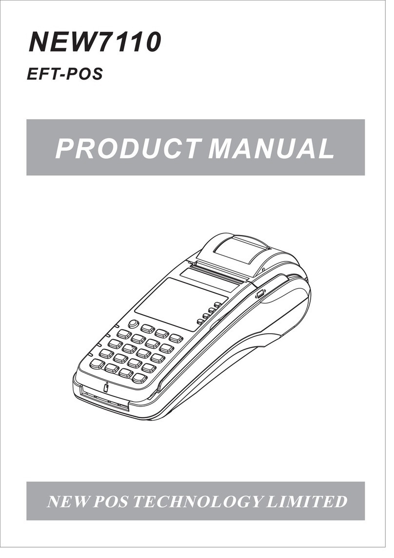 New Pos Technology NEW7110 EFT-POS product manual