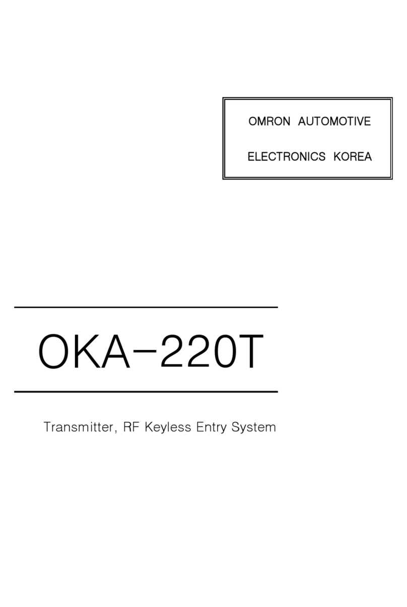 Omron OKA-220T User manual