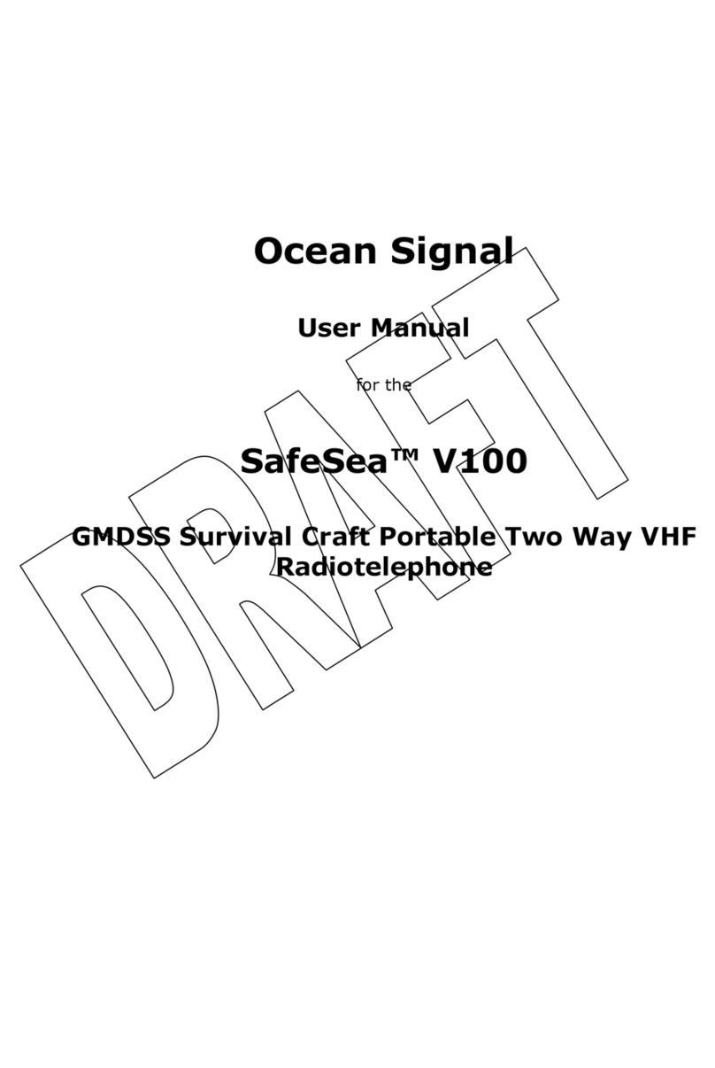Ocean Signal SafeSea V100 user manual