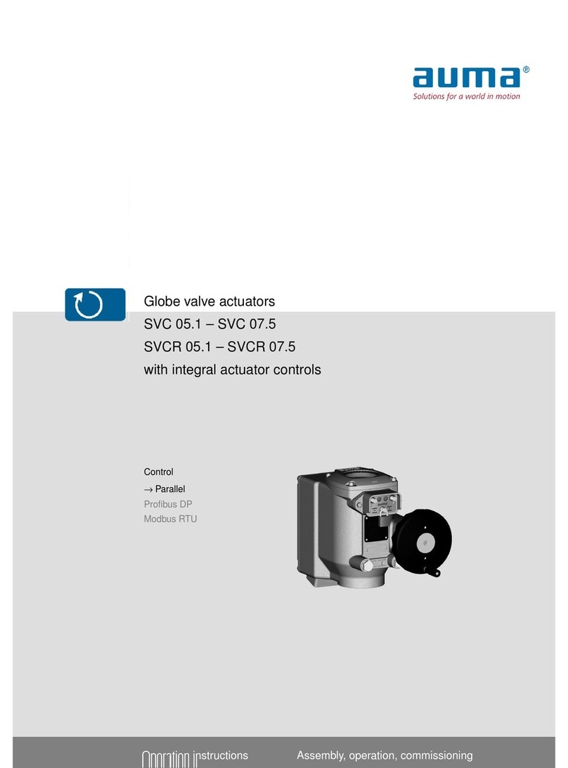 AUMA SVCR 05.1 User manual AUMA SVCR 05.1 User manual