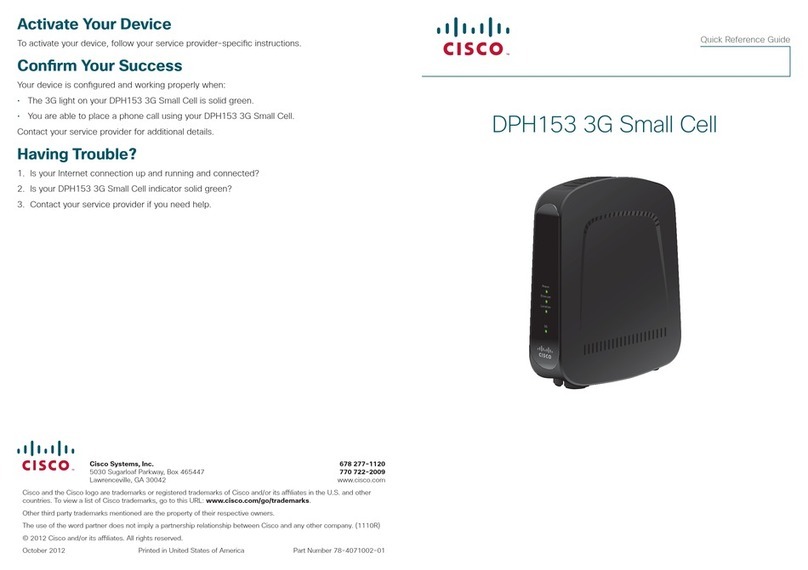 Cisco DPH153 User manual