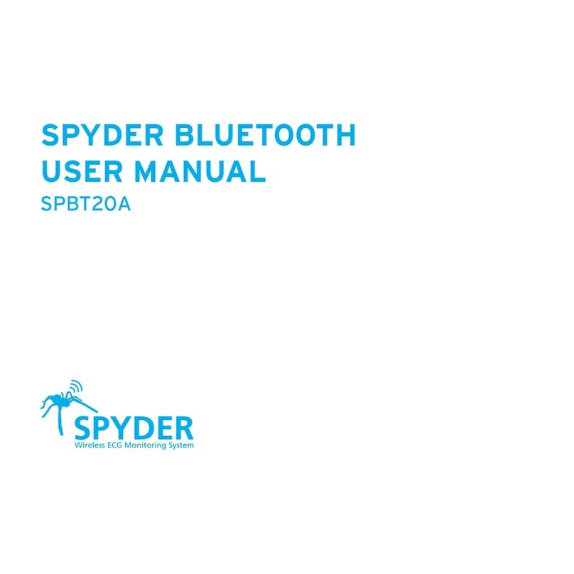 WEB Biotechnology SPYDER BLUETOOTH User manual