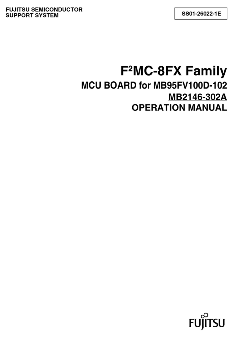 Fujitsu F2MC-8FX Series User manual