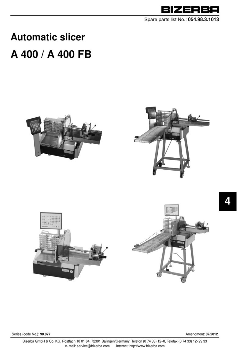 Bizerba A400 User manual
