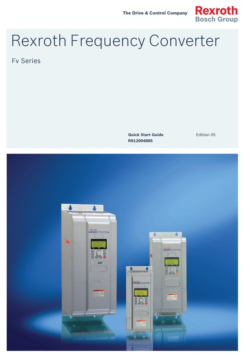 REXROTH Fv Series User manual