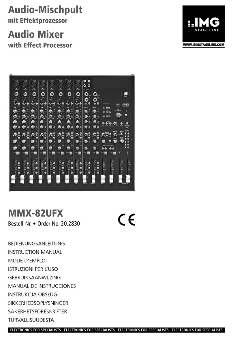 IMG STAGE LINE MMX-82UFX instruction manual