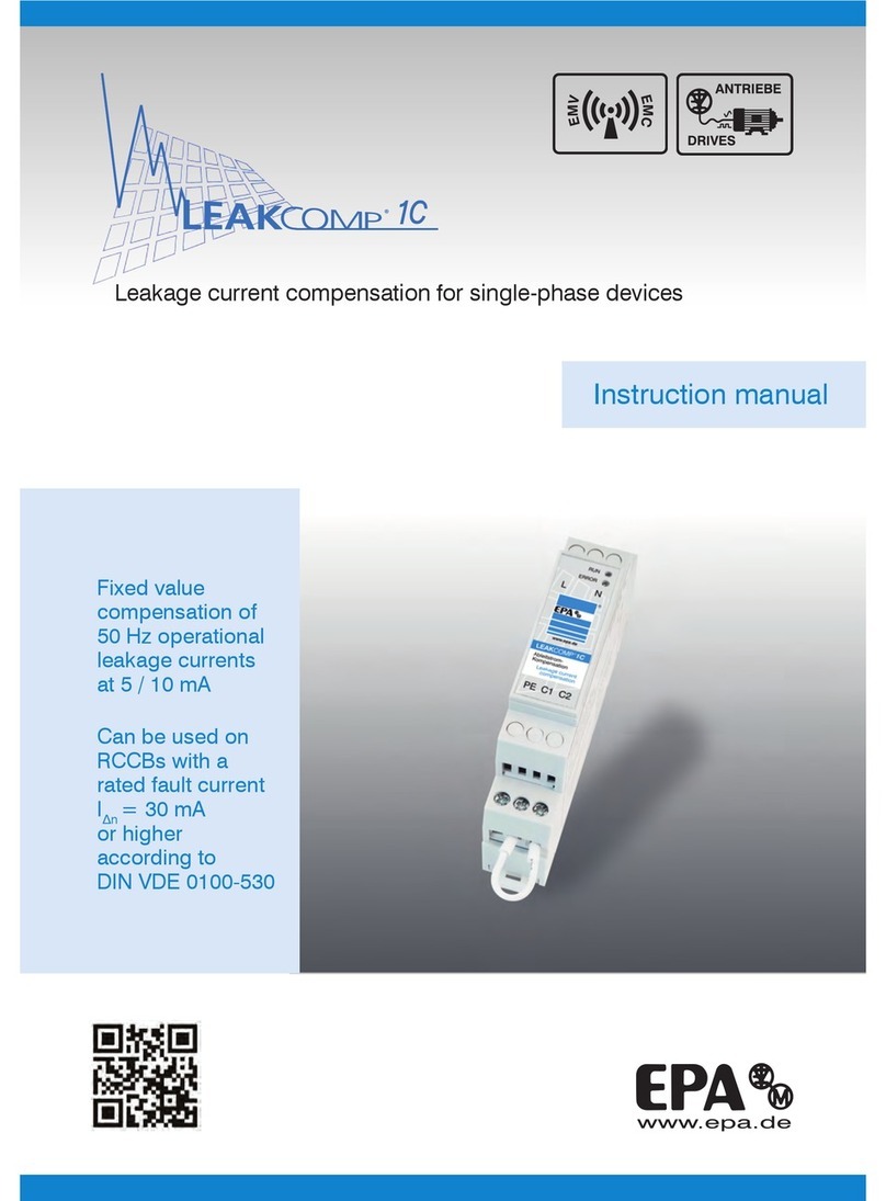 EPA LEAKCOMP 1C instruction manual