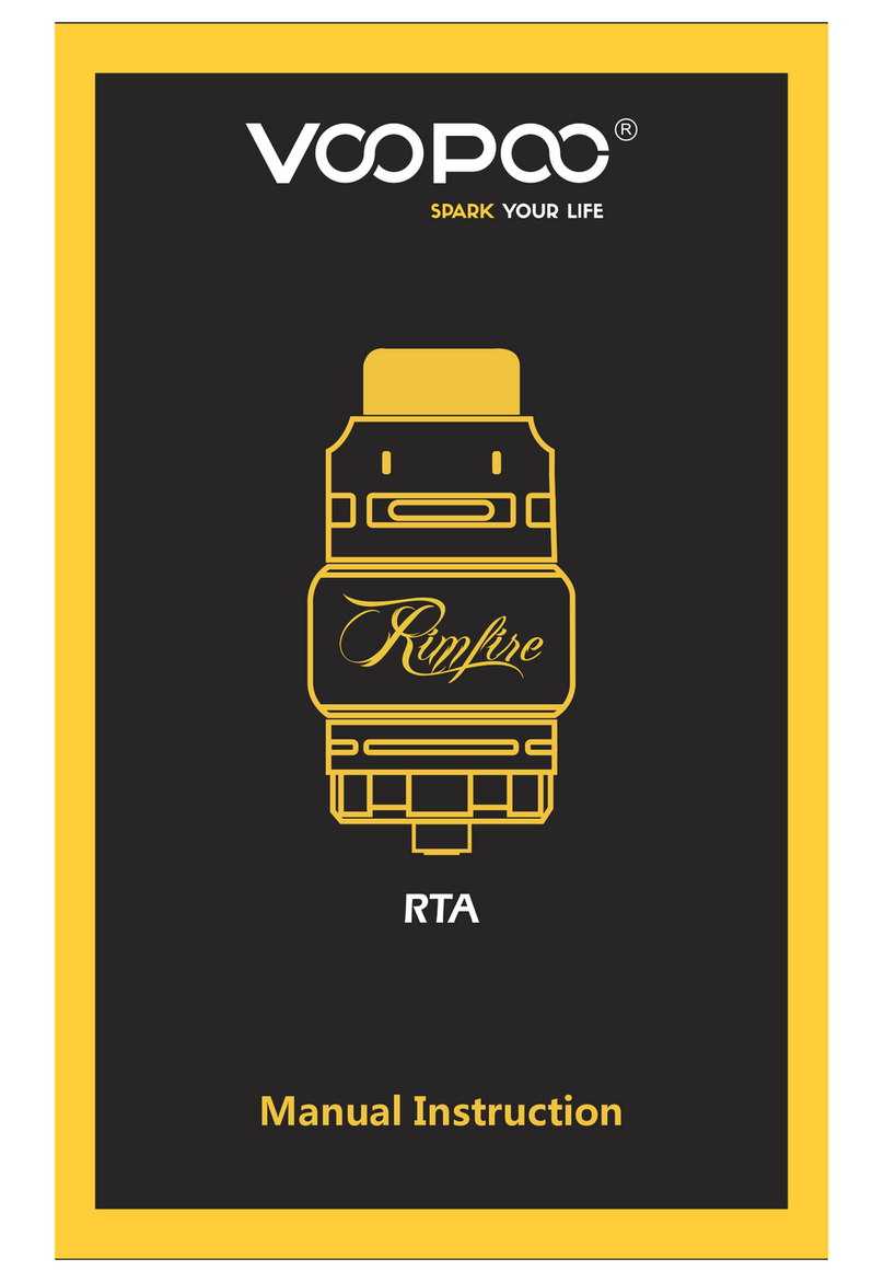 VooPoo Rimfire RTA User manual