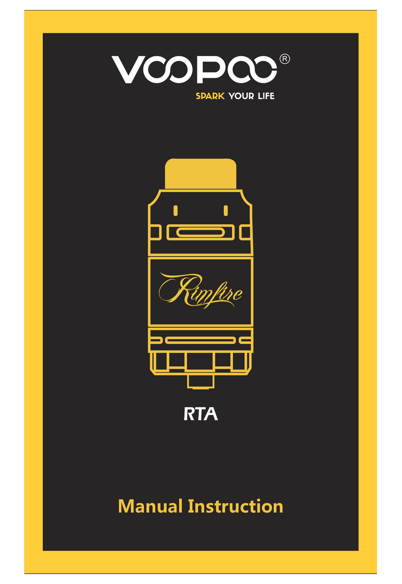 VooPoo Rimfire RTA User manual