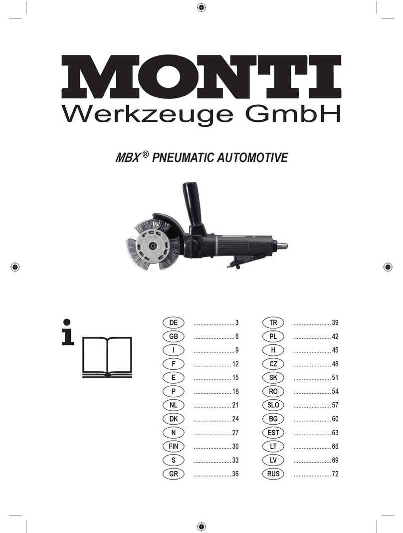 Monti MBX PNEUMATIC AUTOMOTIVE manual