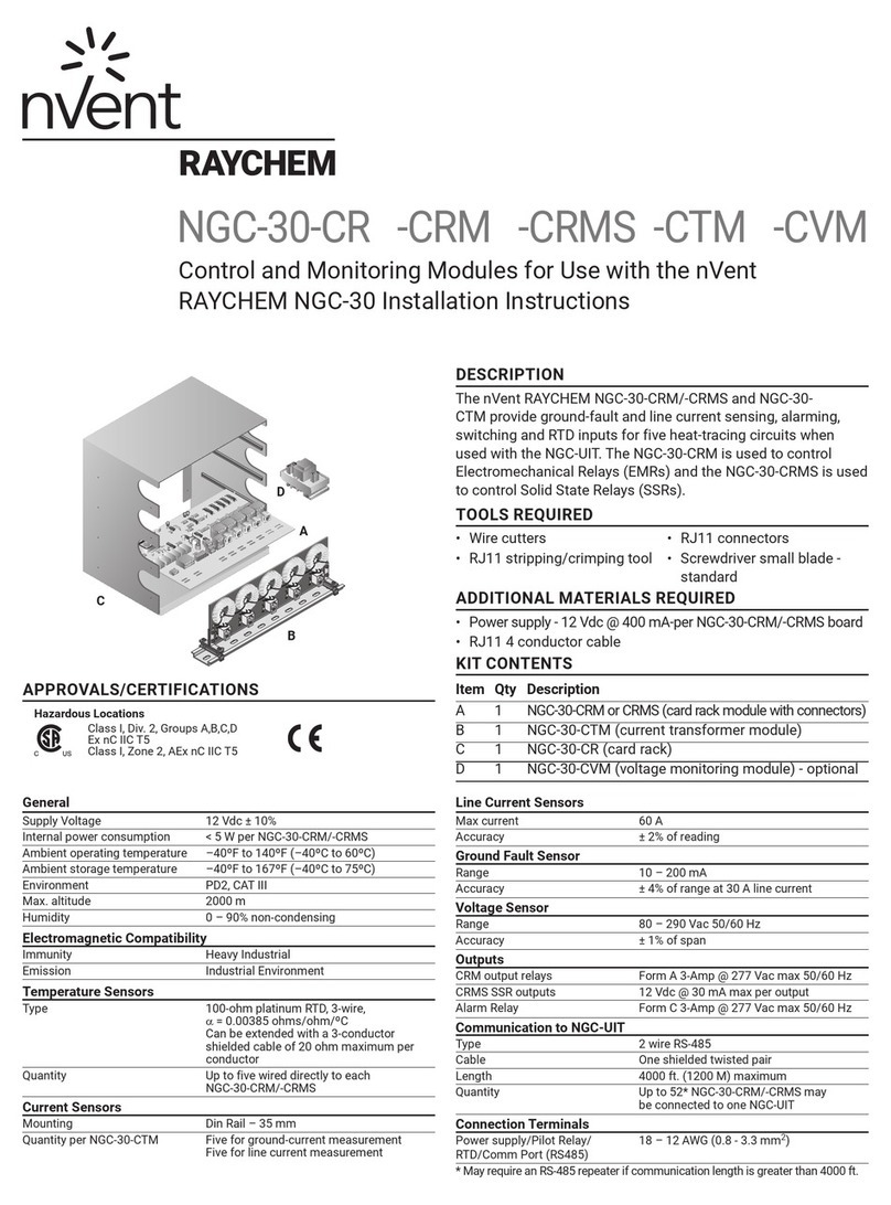 nvent Raychem NGC-30-CR installation instructions