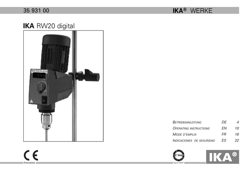 IKA RW20 digital operating instructions